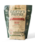 A four-pasty bag of Lehto's Beef Pasties, the bag your pasties ship in.