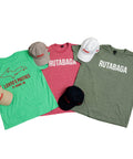 Lehto's T-shirts and hats in every color.